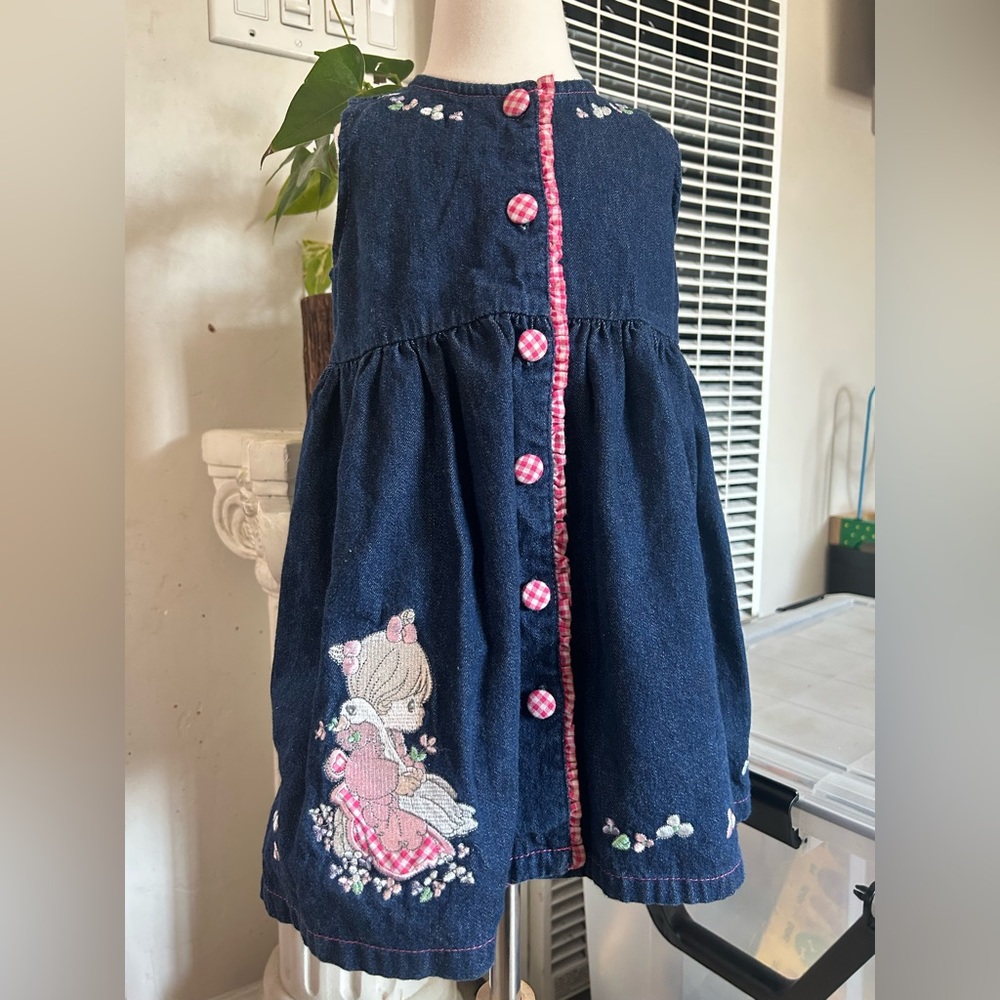 Precious moments denim dress